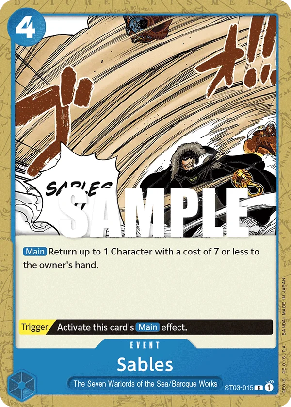 Sables ST03-015 – One Piece Card Game Event