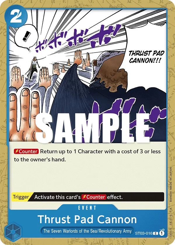 Thrust Pad Cannon ST03-016 – One Piece Card Game Event