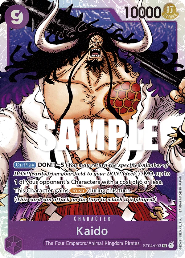 Kaido ST04-003 – One Piece Card Game Character