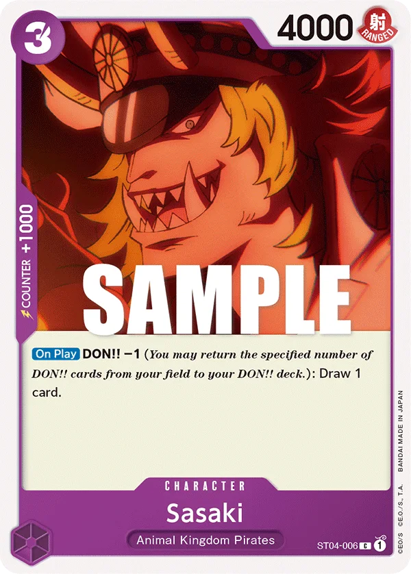 Sasaki ST04-006 – One Piece Card Game Character