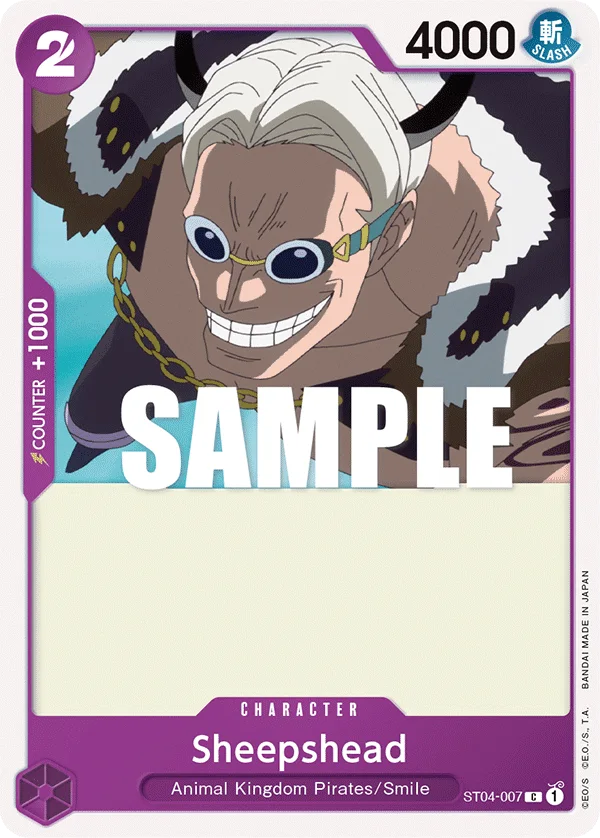 Sheepshead ST04-007 – One Piece Card Game Character