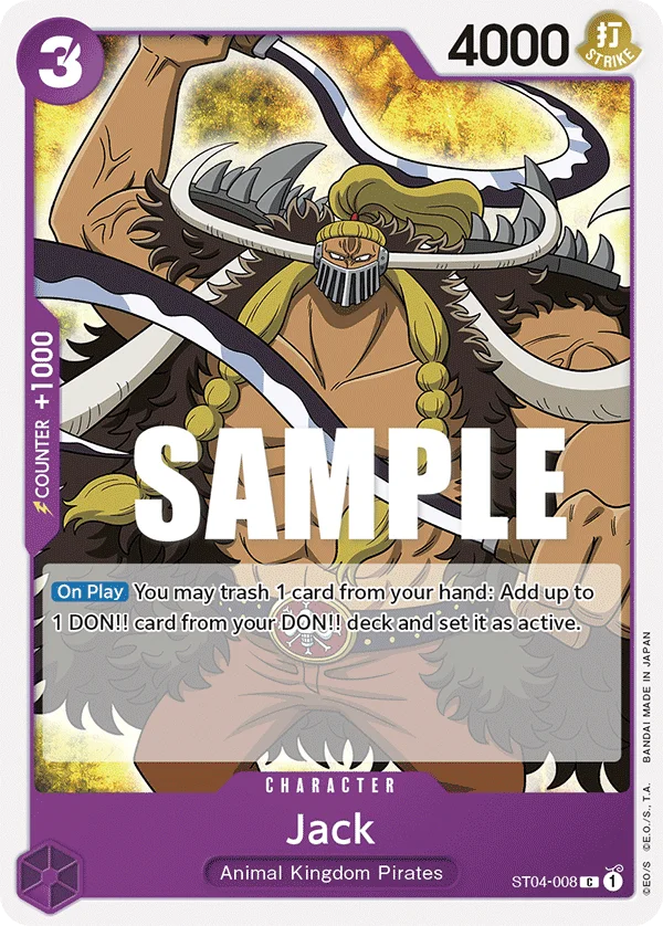 Jack ST04-008 – One Piece Card Game Character