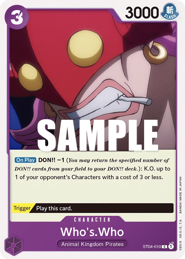 Who's.Who ST04-010 – One Piece Card Game Character