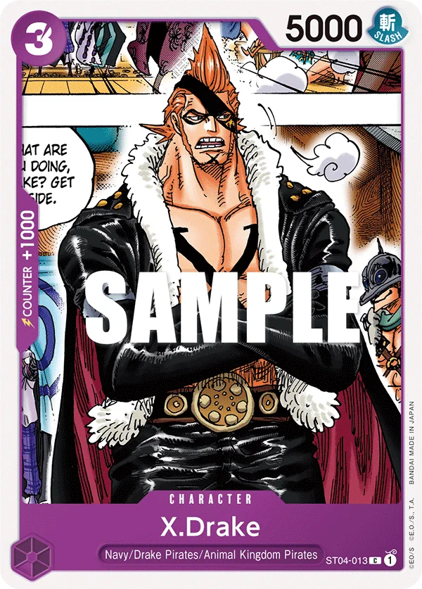 X.Drake ST04-013 – One Piece Card Game Character