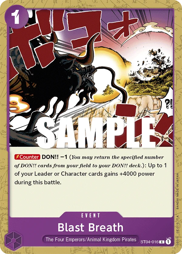 Blast Breath ST04-016 – One Piece Card Game Event