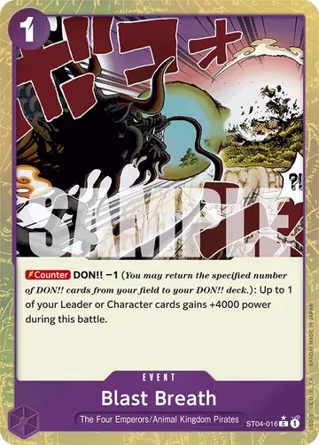 Blast Breath ST04-016 (Alternate art)