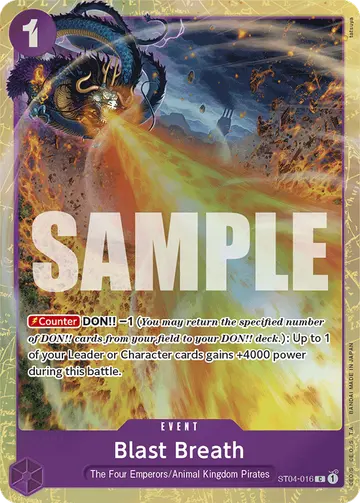 Blast Breath ST04-016 (Alternate art)