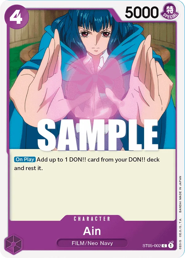 Ain ST05-002 – One Piece Card Game Character