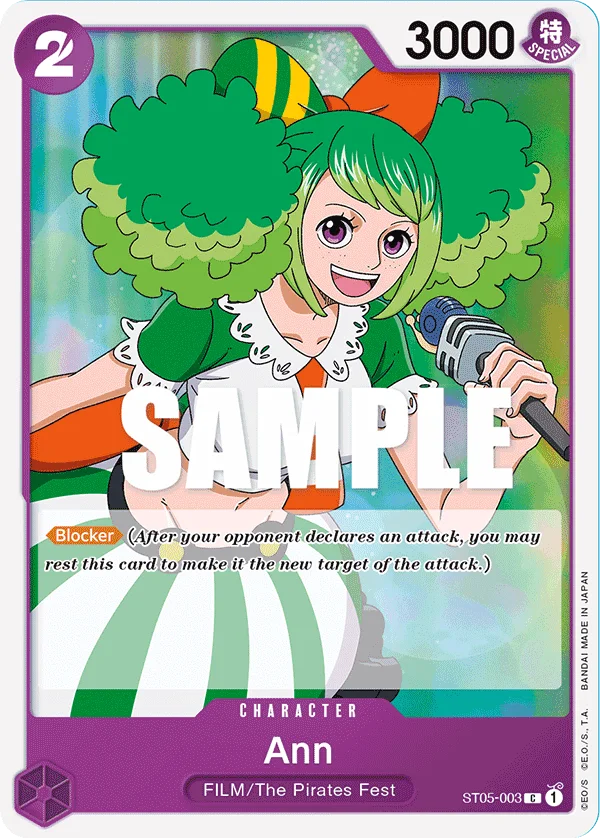Ann ST05-003 – One Piece Card Game Character