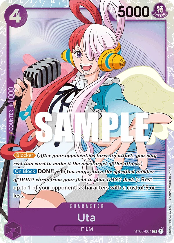 Uta ST05-004 – One Piece Card Game Character