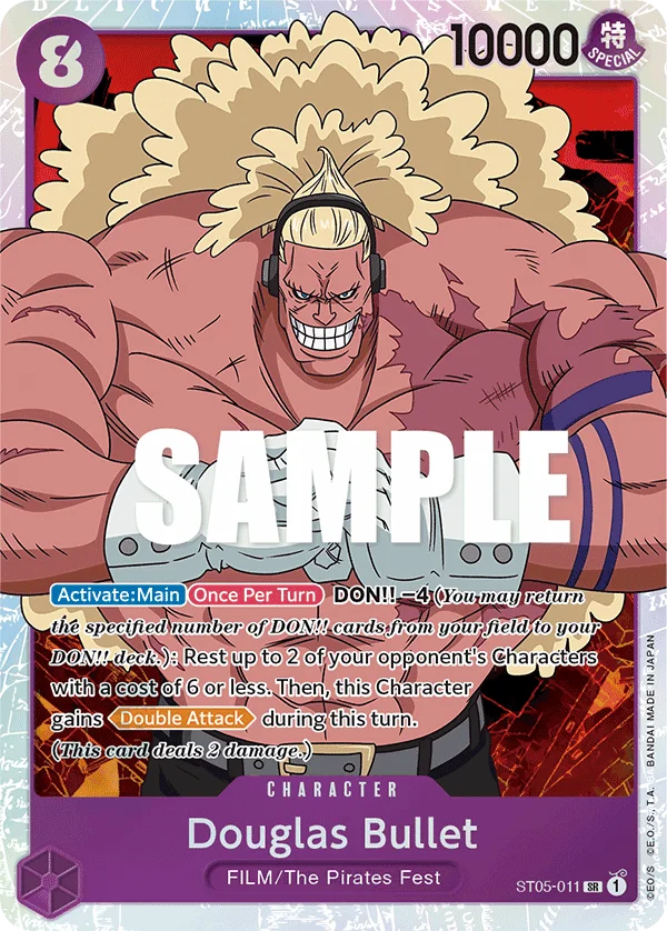 Douglas Bullet ST05-011 – One Piece Card Game Character