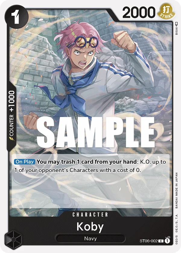 Koby ST06-002 – One Piece Card Game Character
