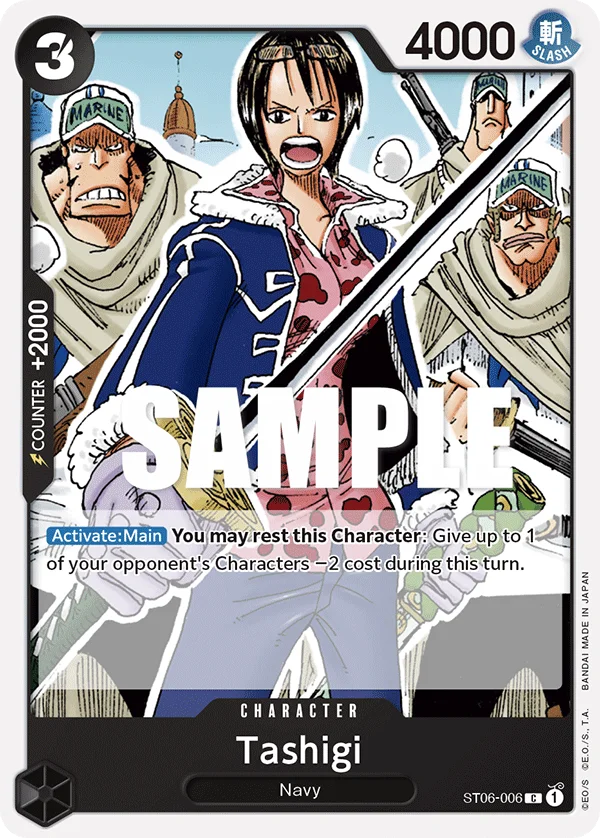 Tashigi ST06-006 – One Piece Card Game Character