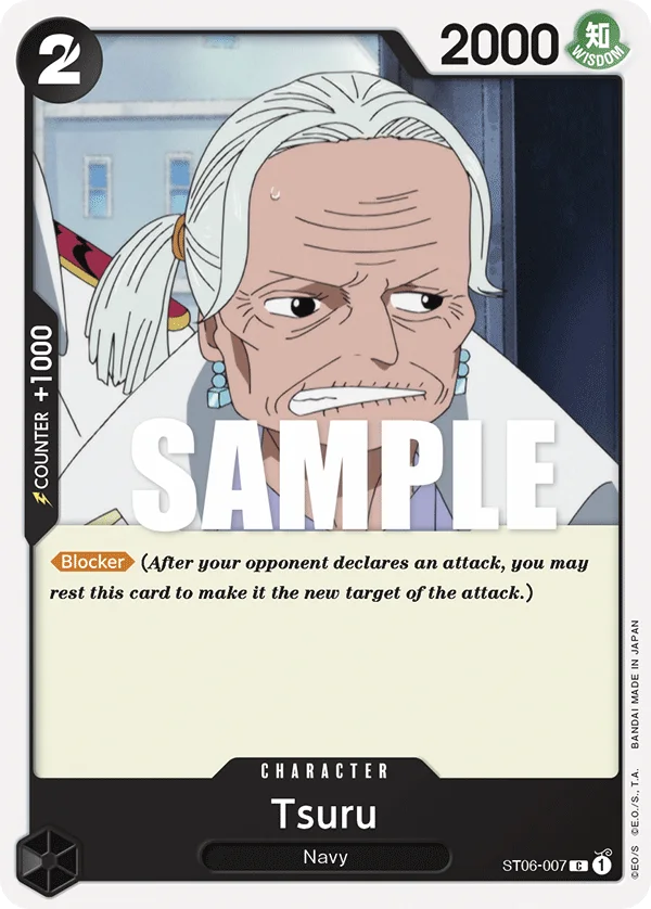 Tsuru ST06-007 – One Piece Card Game Character