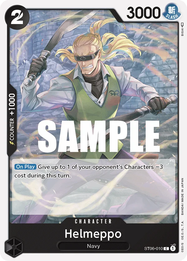 Helmeppo ST06-010 – One Piece Card Game Character