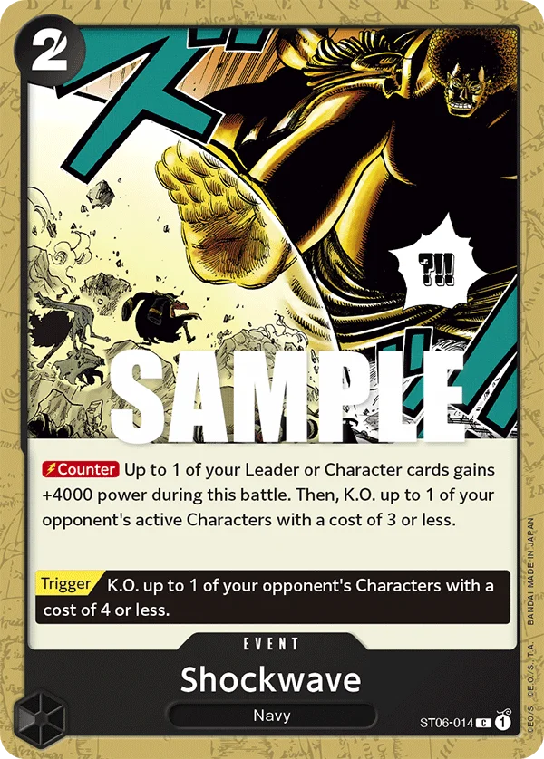 Shockwave ST06-014 – One Piece Card Game Event