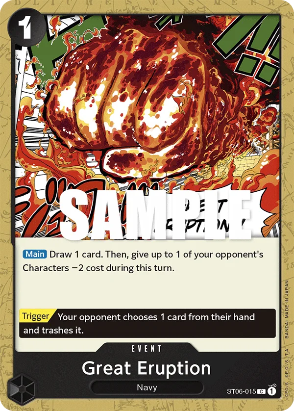 Great Eruption ST06-015 – One Piece Card Game Event