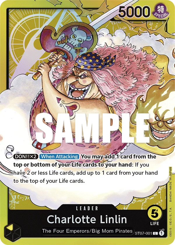 Charlotte Linlin ST07-001 – One Piece Card Game Leader