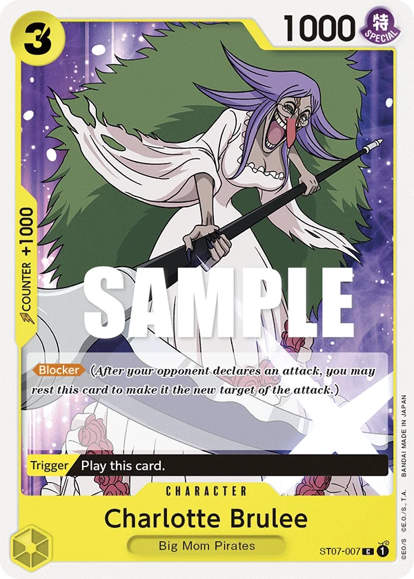 Charlotte Brulee ST07-007 – One Piece Card Game Character