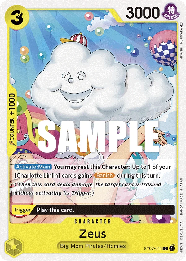 Zeus ST07-011 – One Piece Card Game Character