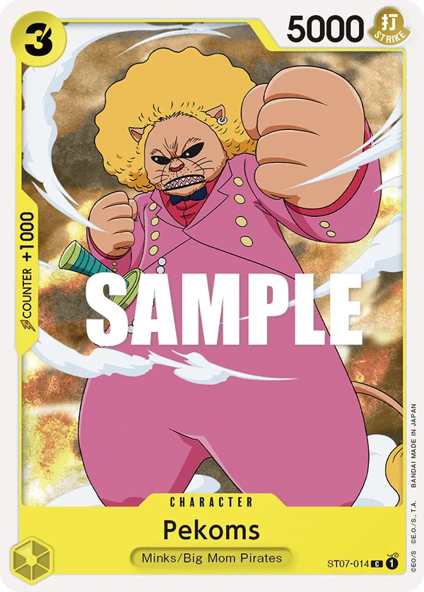 Pekoms ST07-014 – One Piece Card Game Character