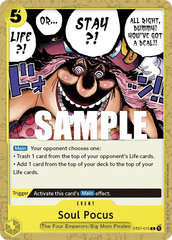 Soul Pocus ST07-015 – One Piece Card Game Event