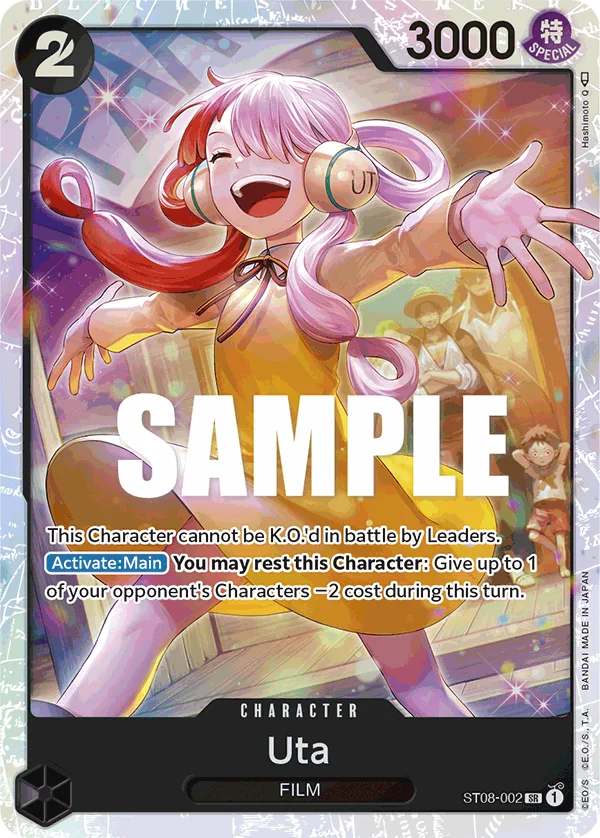Uta ST08-002 – One Piece Card Game Character