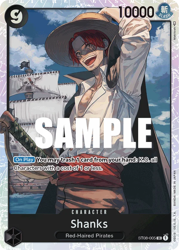 Shanks ST08-005 – One Piece Card Game Character
