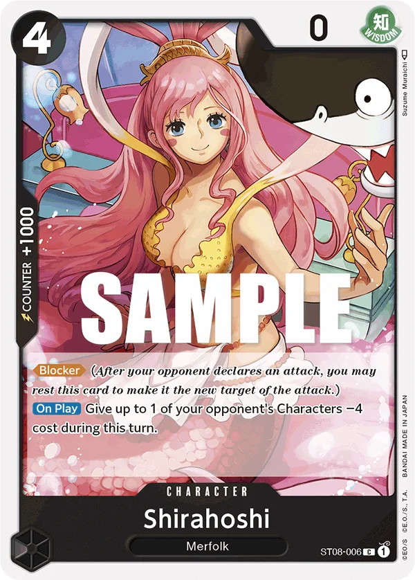 Shirahoshi ST08-006 – One Piece Card Game Character