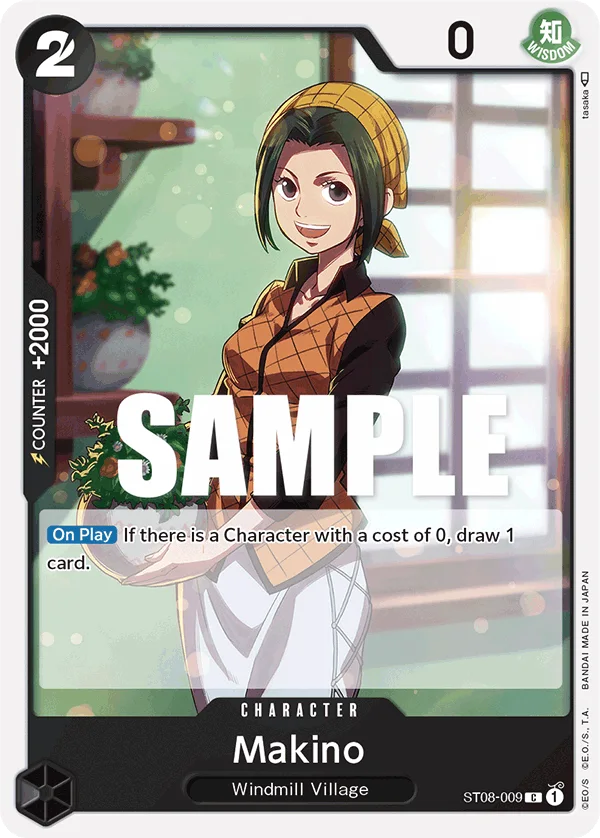 Makino ST08-009 – One Piece Card Game Character