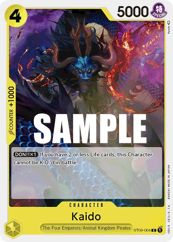 Kaido ST09-004 – One Piece Card Game Character