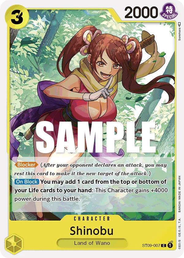 Shinobu ST09-007 – One Piece Card Game Character
