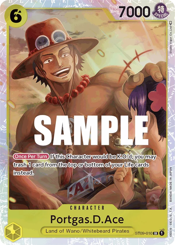 Portgas.D.Ace ST09-010 – One Piece Card Game Character