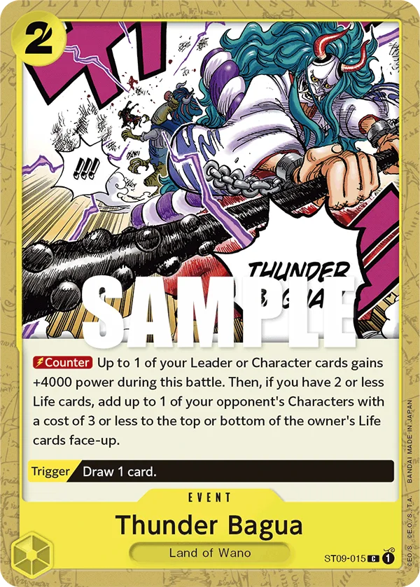 Thunder Bagua ST09-015 – One Piece Card Game Event