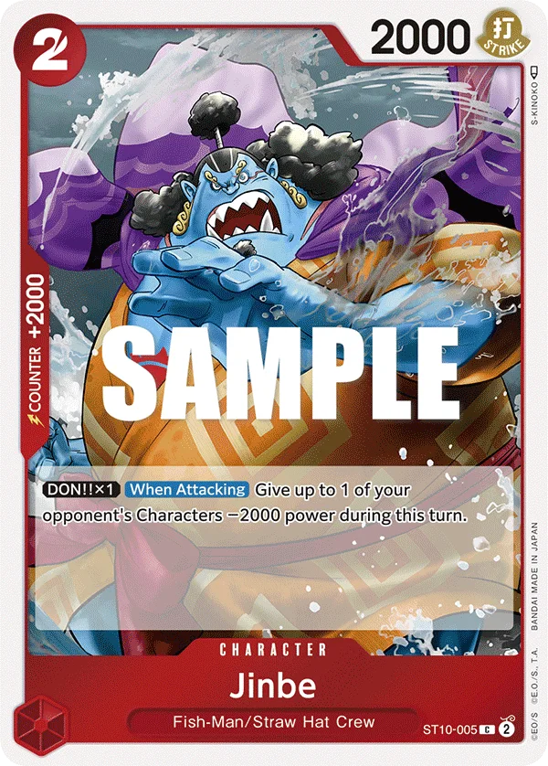 Jinbe ST10-005 – One Piece Card Game Character