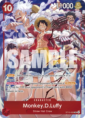 Monkey.D.Luffy ST10-006 (Alternate art)