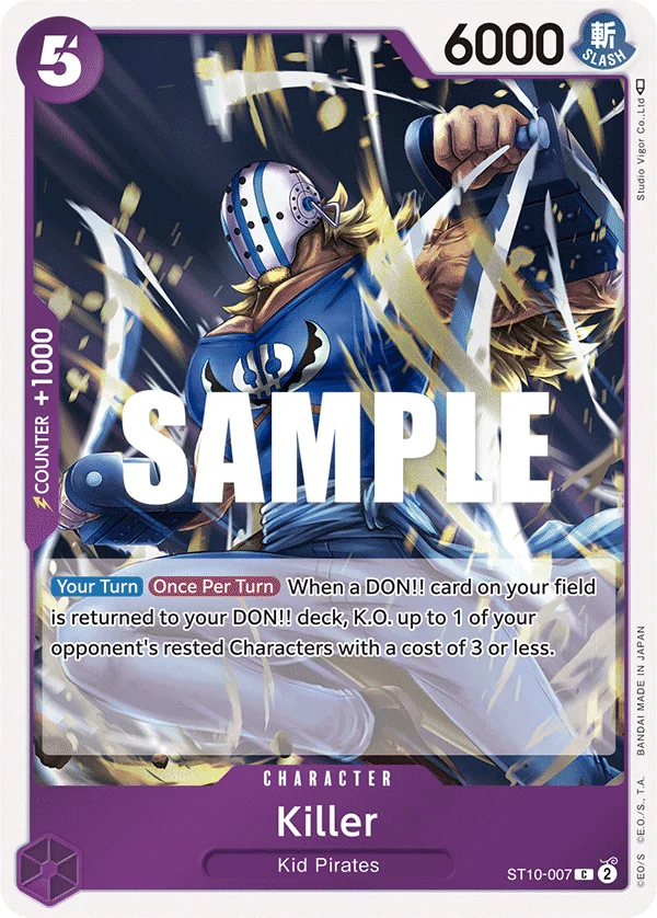 Killer ST10-007 – One Piece Card Game Character