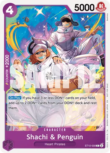 Shachi & Penguin ST10-008 (Alternate art)