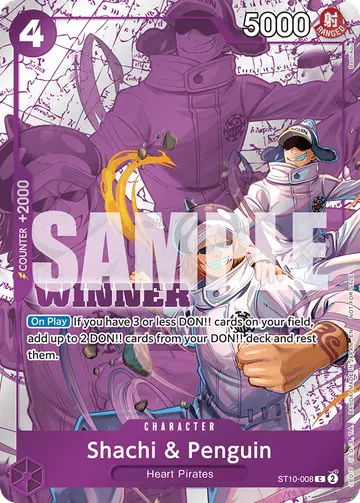 Shachi & Penguin ST10-008 (Alternate art)