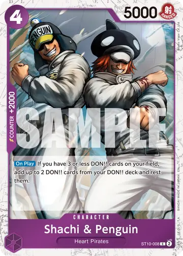 Shachi & Penguin ST10-008 (Alternate art)