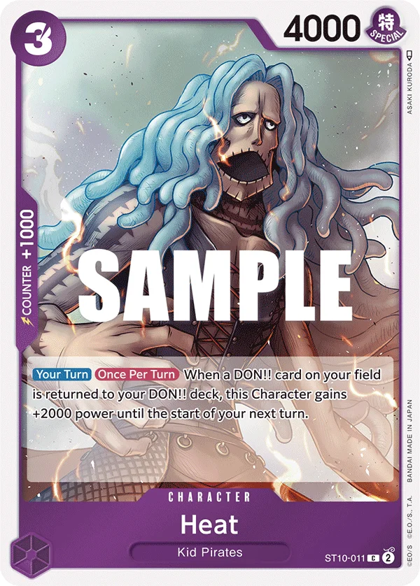 Heat ST10-011 – One Piece Card Game Character