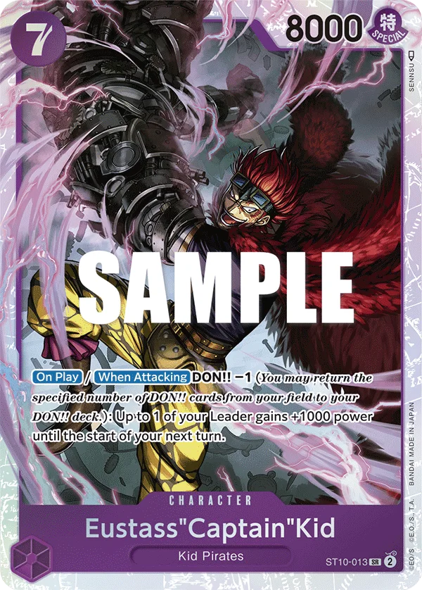 Eustass"Captain"Kid ST10-013 – One Piece Card Game Character