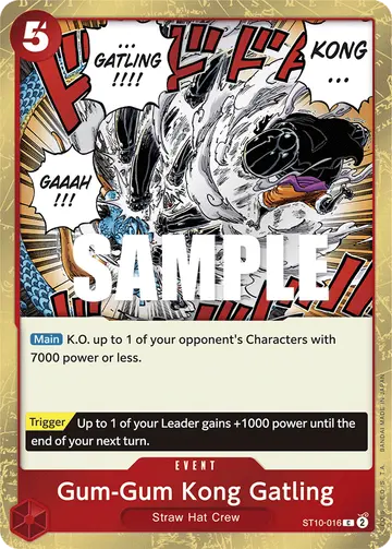 Gum-Gum Kong Gatling ST10-016