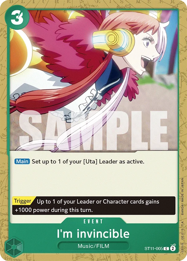 I'm invincible ST11-005 – One Piece Card Game Event