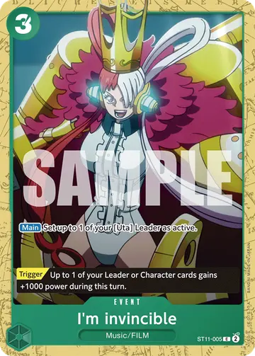 I'm invincible ST11-005 (Alternate art)