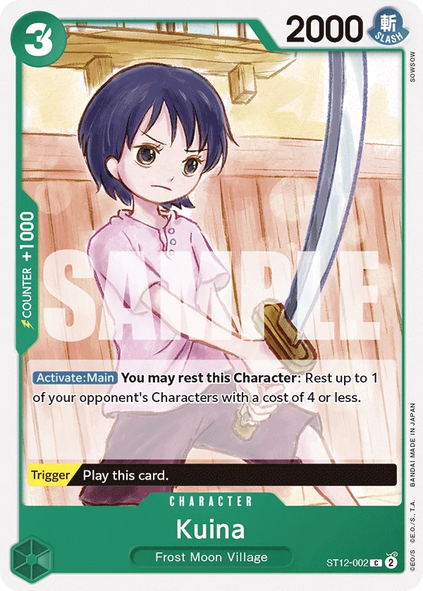 Kuina ST12-002 – One Piece Card Game Character