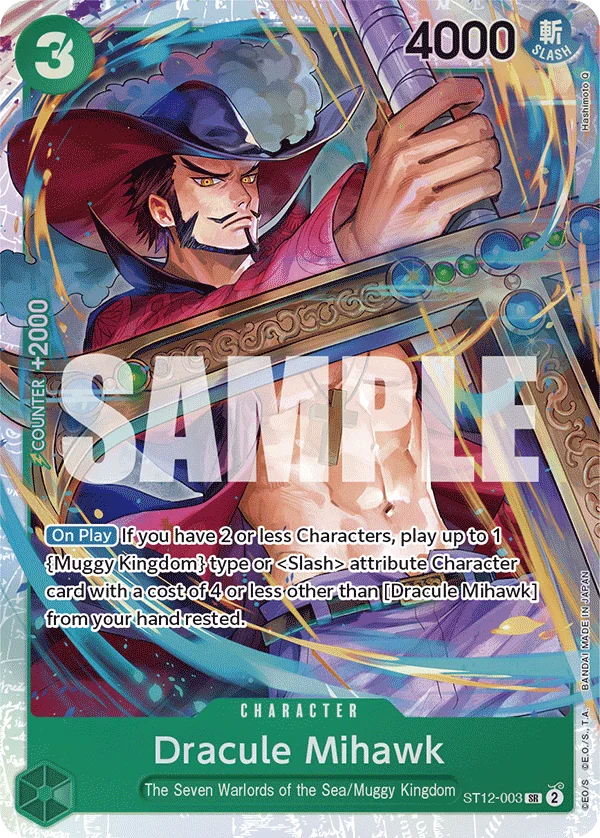 Dracule Mihawk ST12-003 – One Piece Card Game Character