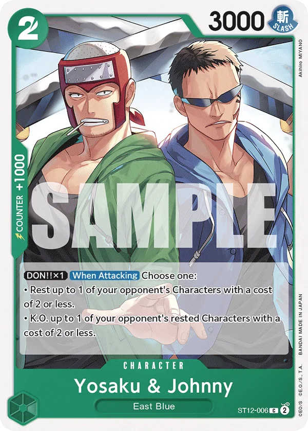 Yosaku & Johnny ST12-006 – One Piece Card Game Character