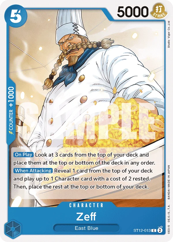 Zeff ST12-013 – One Piece Card Game Character