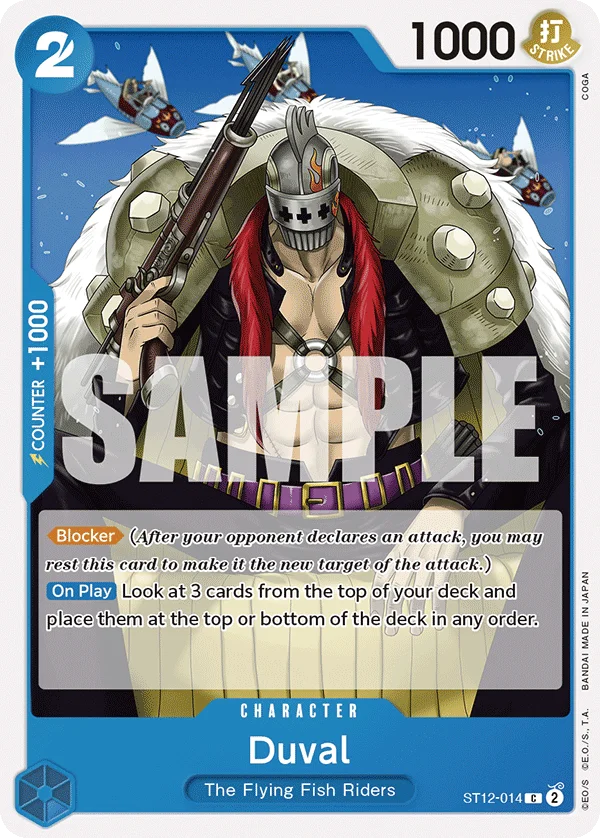 Duval ST12-014 – One Piece Card Game Character